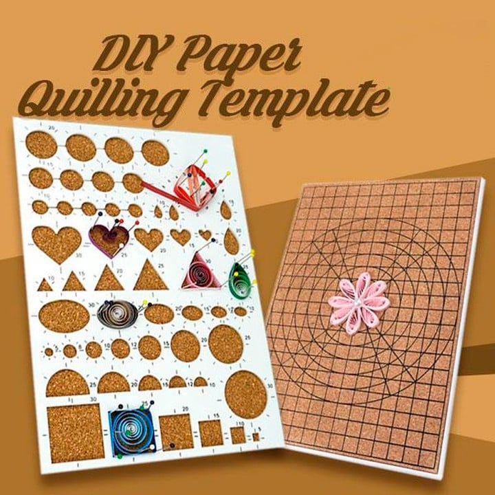 ⭐️DIY Paper Quilling Template