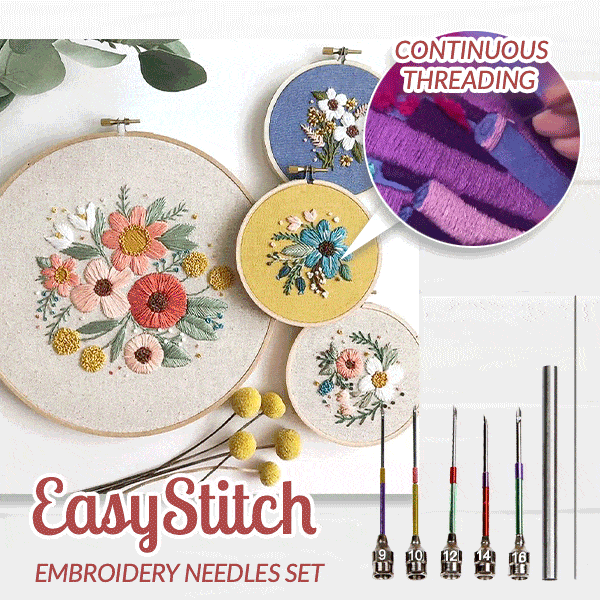 🔥EasyStitch Embroidery Stitching Punch Needles (Set of 7) 🔥