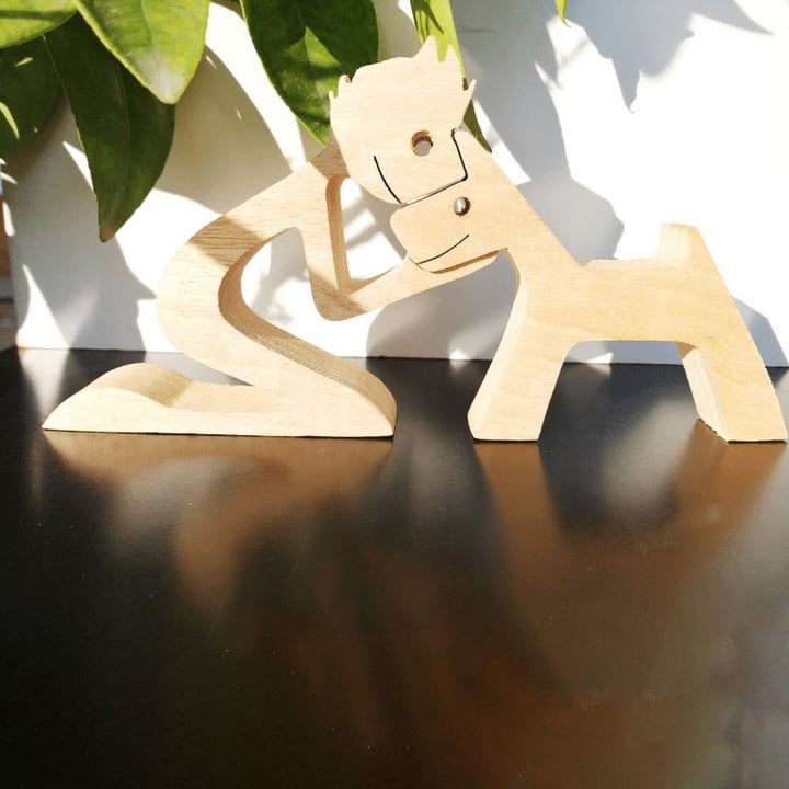 Wooden Dog Carved Ornament 🔥HOT SALE 50%🔥