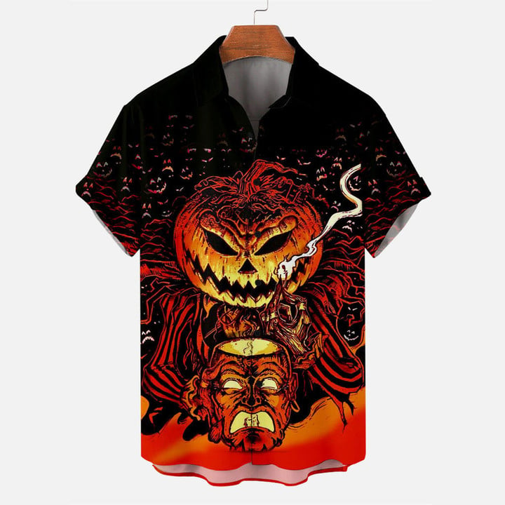 Men's Plus Size Party Casual Holiday Halloween Shirt 🔥SALE 50% OFF🔥