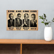 THE CIVIL RIGHT LEADS - BE STRONG BE BRAVE BE HUMBLE - HORIZONTAL POSTER