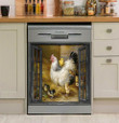 Chicken Window Farm Decor Kitchen Dishwasher Cover