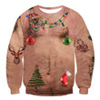 🔥NEW YEAR SALE🔥 Hairy Chest Ugly Christmas Sweatshirt