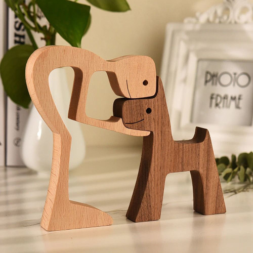 Wooden Dog Carved Ornament 🔥HOT SALE 50%🔥