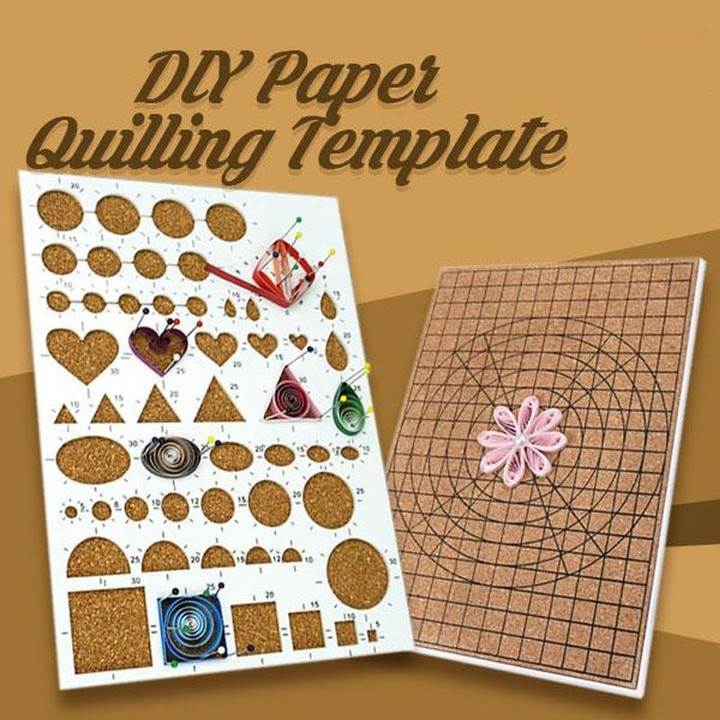 ❤️DIY Paper Quilling Template