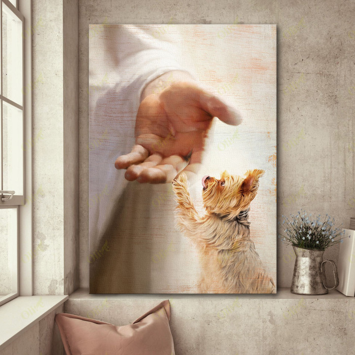 Yorkshire Terrier - Take my hand Canvas