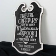 🎁They're Creepy and Kooky | Personalized Family Halloween Sign