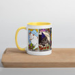 The Original Yellow Tarot Cat Meme Coffee Mug