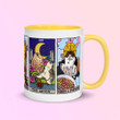 The Original Yellow Tarot Cat Meme Coffee Mug