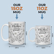 First My Mother Forever My Friend - Family Personalized Custom 3D Inflated Effect Printed Mug