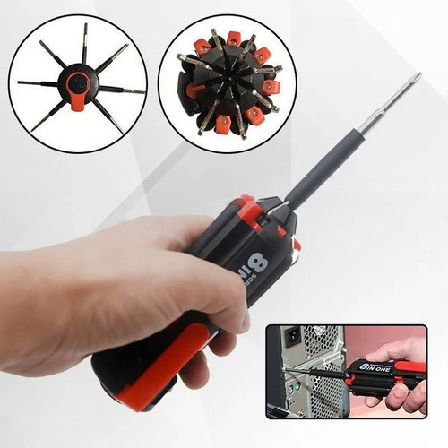 8 Screwdrivers in 1 Tool with Worklight and Flashlight 🔥HOT DEAL - 50 OFF🔥
