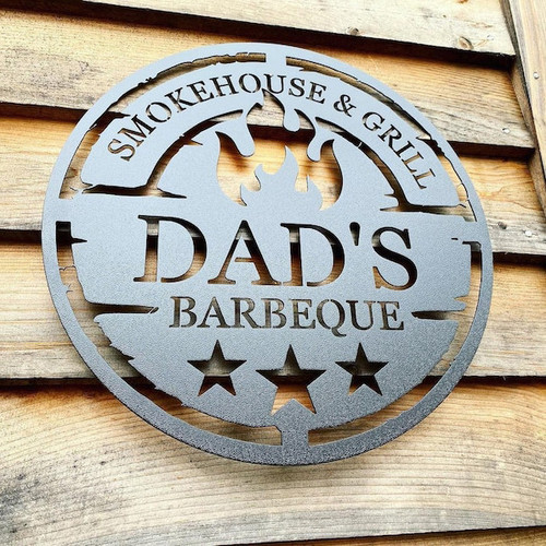 Personalized Metal Grilling Sign