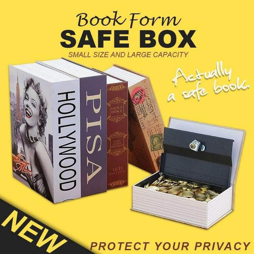 Secret Book Safe Box