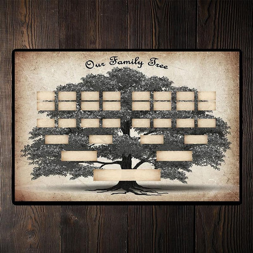 Family Tree Notebook And Chart - Memories Of Ancestors