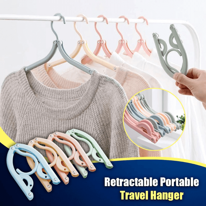Retractable Portable Travel Hangers 4 Pcs/Set (Buy 3 Sets Get 1 Free Now)