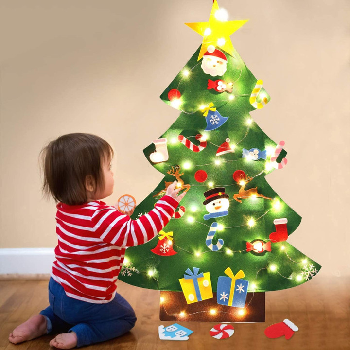 Felt Christmas Tree Kid Craft