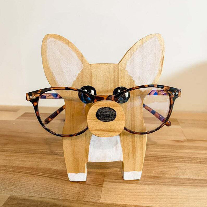 🎁 Dog&Cat Glasses Stand Art Gift