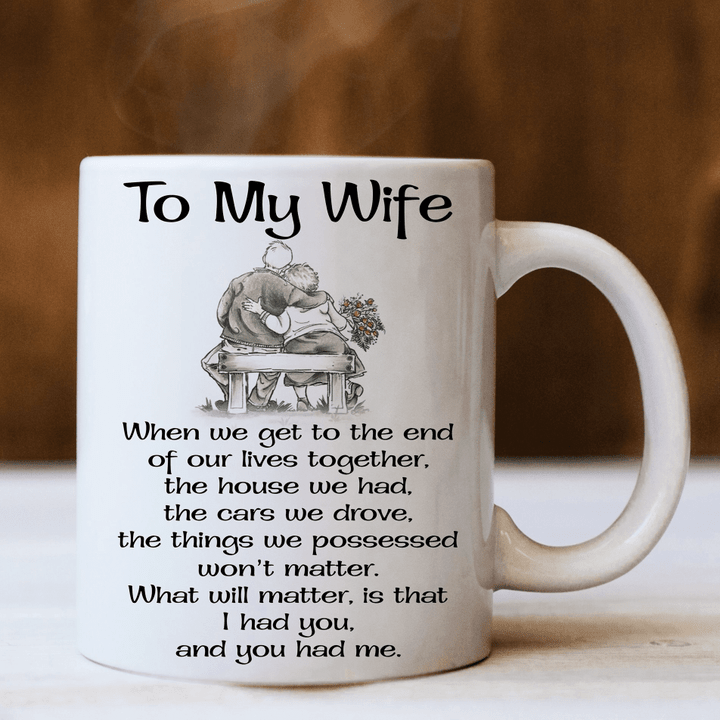 To My Wife Mug, Wedding Anniversary Gift