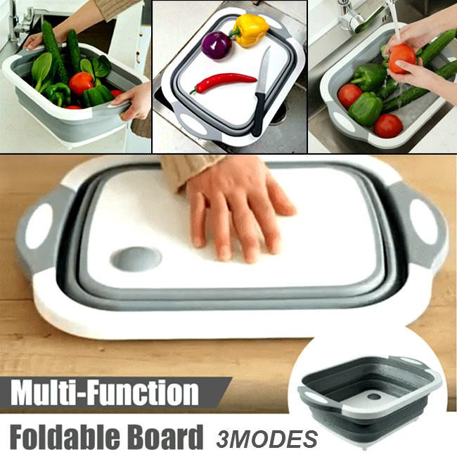 3 In 1 Multi-Board - Multifunctional Foldable Cutting Board