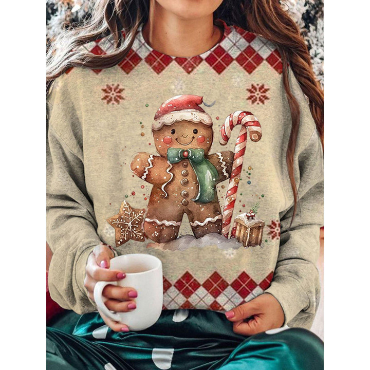 🎁Women's Merry Christmas Print Sweatshirt