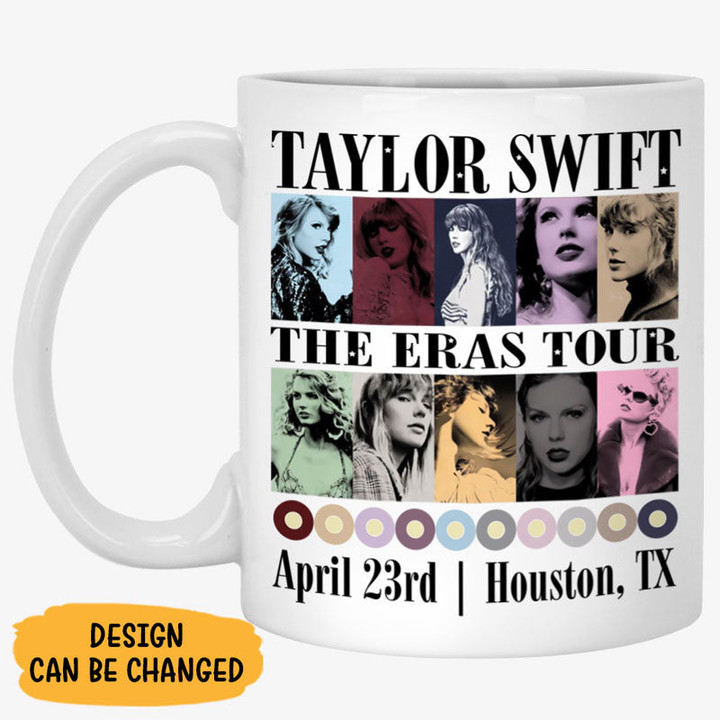 The Eras Tour Mug, Personalized Accent Mug, Custom Photo