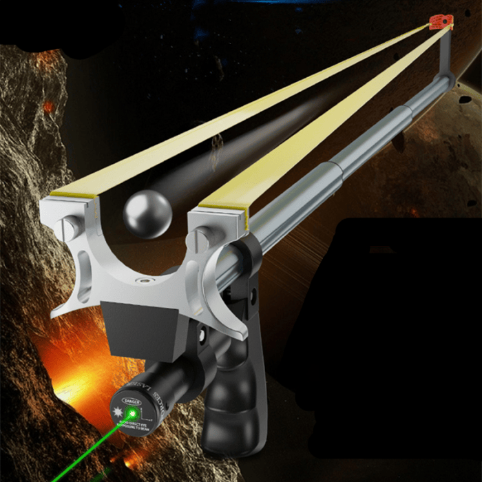 High Power Telescopic Laser Slingshot