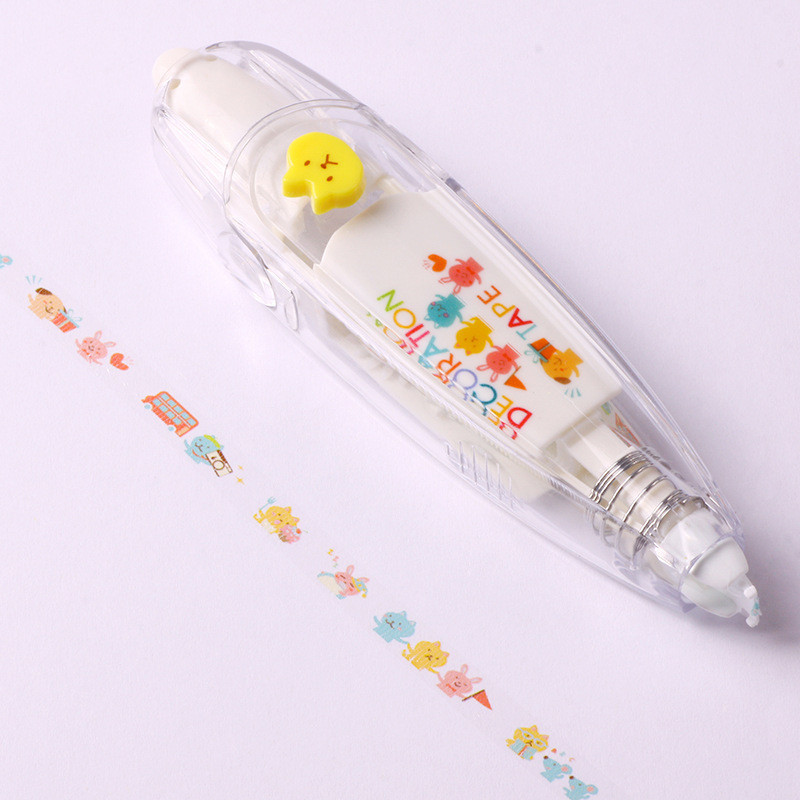 DASHENRAN Joyfullift Decorative Pens, DIY Cute Animals Press Type Decorative  Pen, Joyful Lift Pens, Cute Scrapbooking Diary Decorative Correction Tapes  (4PCS-B) - Yahoo Shopping