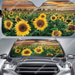 Custom Car Auto Sunshade Sunflowers