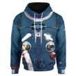 Nasa James Irwin Apollo A6L Space Suit Custom Hoodie