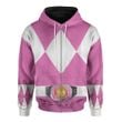 Movie Mighty Morphin Pink Power Rangers Custom Hoodie