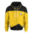 Star Trek The Next Generation Duty Uniform Yellow Suit Custom Hoodie