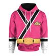 Power Rangers Samurai Pink Ranger Custom Hoodie