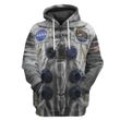 Nasa Apollo 11 Neil Armstrong Spacesuit Custom Name Hoodie