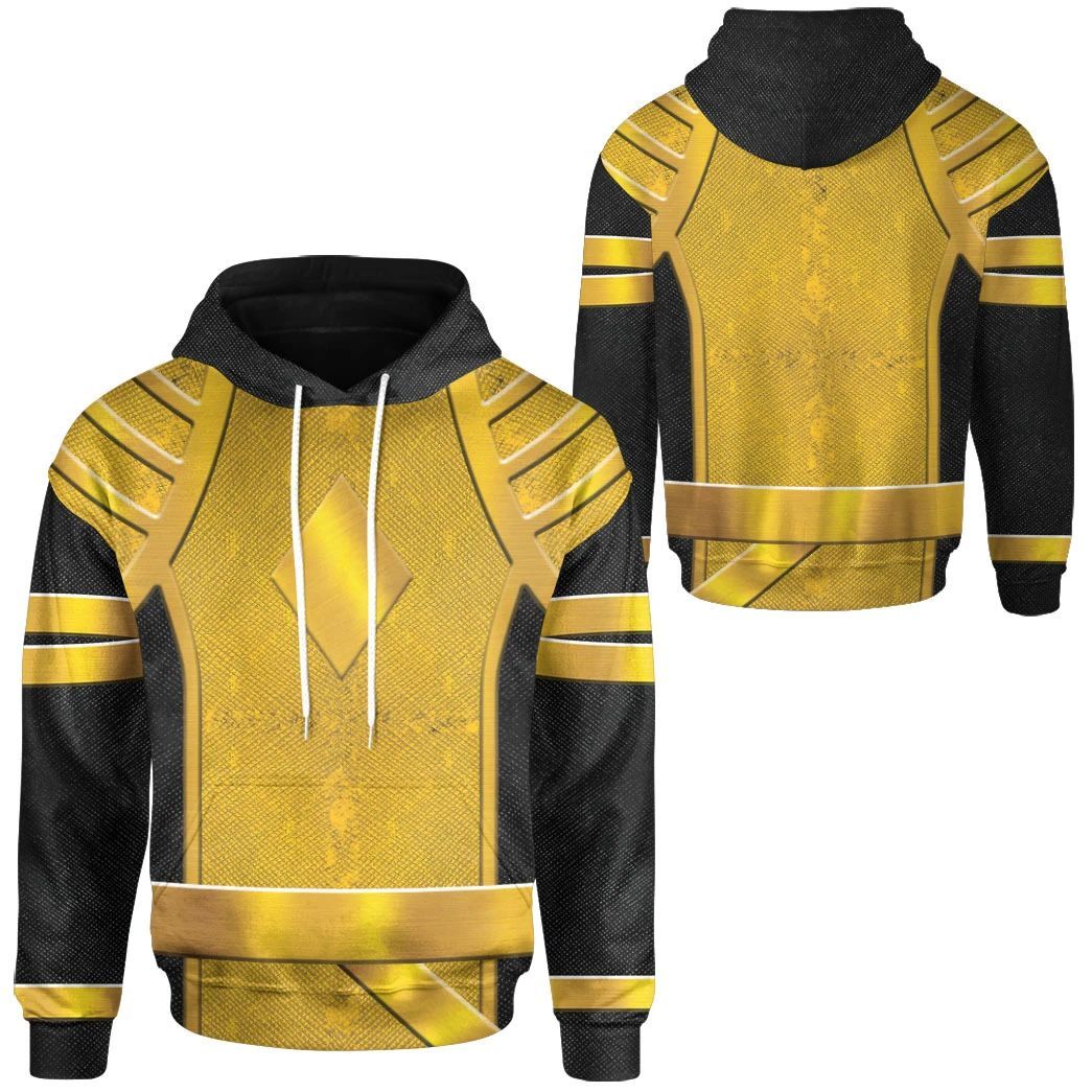 Omega Yellow Power Rangers Custom Hoodie