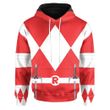 Teenage Mutant Ninja Rangers Raphael Red Ranger Custom Hoodie
