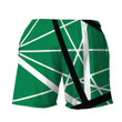Green Frankenstrat Strings Custom Beach Shorts