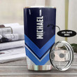 US Air Force Metal Style Personalized Tumbler