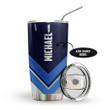 US Air Force Metal Style Personalized Tumbler