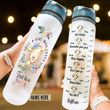 Just A Girl Who Loves Goat Personalized Water Tracker Bottle