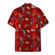Power Rangers Dino Charge Pattern Button Shirts