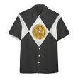 Mighty Morphin Power Rangers Black Ranger Custom Button Shirt
