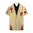 Heart Of The Great American Nudie Suit Custom Summer Button Shirt