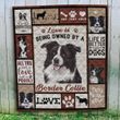 Alohazing 3D Love Is Being Owned By A Border Collie Quilt