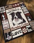 Alohazing 3D Love Is Being Owned By A Border Collie Quilt