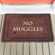 Alohazing 3D No Muggles Doormat