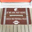 Alohazing 3D Check The Football Field Doormat