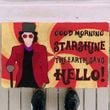 Alohazing 3D WW Good Morning Starshine The World Say Hello Doormat