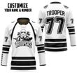 Alohazing 3D SW Troopers Custom Name And Number Hockey Jersey