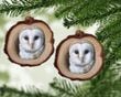 Alohazing 3D White Owl In Nest Ornament