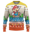 Alohazing 3D Super Mario Custom Ugly Christmas Sweater